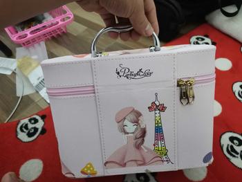 Product Review of BEU051 กระเป๋าเครื่องสำอาง มี 3 sizeให้เลือก วัสดุผ้า PUกันน้ำ มีหูหิ้วซิปอย่างดีกล่องเก็บเครื่องสำอางกันน้ำ กระเป๋าเดินทาง from 🍒**💞 2