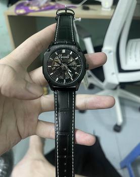Product Review of Đồng hồ cơ nam T.Winner - Thiết kế skeleton lộ máy - Tặng kèm dây đeo hoặc vòng cuff titan Đeo Tay Watch from l**0 3