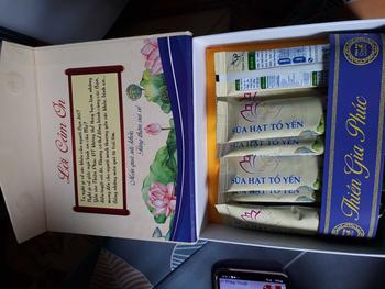 Product Review of Sữa Hạt Tổ Yến [Thiên Gia Phúc] 150g Hộp cứng - Không đường from n**n 0