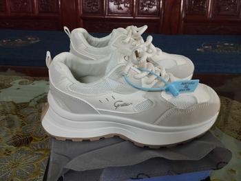 Product Review of Corolla Giày Thể Thao Sneaker Nữ  Fashion Phong Cách Hàn Quốc Dế Cao 4.5CM Chống Trượt Dộ Co Giãn Cao Kháng Khuẩn Thoáng KhíGiày Giày Lười Dồ Hot Trend Shoes【Nên mua kích cỡ lớn hơn 】 from H**u 3