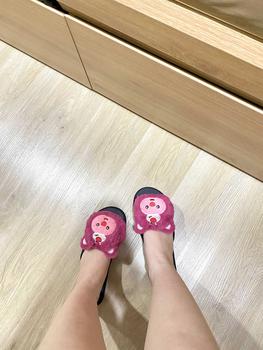 Product Review of DÉP KẸP GẤU  CUTE - HÀNG QC - DÉP NỮ - DéP Shoes Women dep hot kieu xỏ vip quai ngang hoa from D**n 1