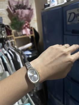 Product Review of Elegant Retro Oval Watch with Stainless Steel Strap for Women - Delicate Minimalist Style Wristwatch for Students from ** 0
