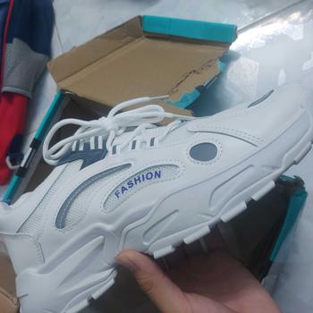 Product Review of giày nam tăng chiều cao 5cm lưới kết hợ da có phản quang sp 2002 Sneaker Cao Su Đế Bằng Shoes from T**e 0