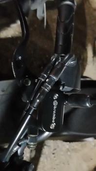 Product Review of Master Rem 1 Set Logo Laser Nimbul 1 Set Tabung Tipe Kotak Oval Tabung Pisah Big Logo Universal Cocok Semua Motor Bertabung Satu GSV from ** 0