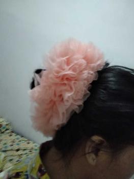 Product Review of MEDIUM cepol hijab anti pusing,scrunchie tile.ikat rambut Katun kuncir rambut from ** 0