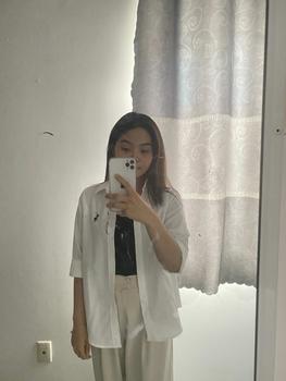Product Review of Áo sơ mi nữ thiết kế kiểu dài tay thêu hình ngựa TOYOUstyle - áo sơ mi form rộng women top from a**5 1