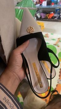 Product Review of Giày cao gót đẹp 8p, giày nữ quai hậu mũi nhọn khoá hoa da nỉ nhung siêu bền đẹp DéP Shoes from L** L**h H** s**p 0