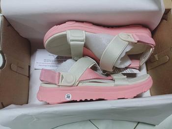 Product Review of Dép Sandal Nữ SYNDER SD2 - Dép đẹp  nhẹ,thoáng mát [Be Hồng, Size 36-39, Tặng chai vệ sinh] from G**i 0