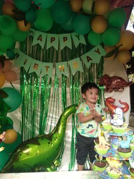 Product Review of HAPPY BIRTHDAY banner with gold letter HBD small banner DIY party decoration YAKARI partyneeds Ornaments from C**y L**o 3