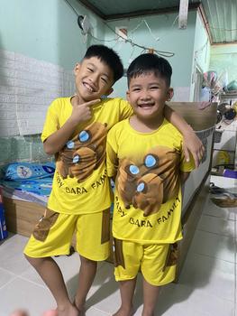 Product Review of 12-45kg Bộ quần áo Tết  bé trai ( quần thun giả jean ) mặc đi chơi mặc ở nhà chất thun lạnh thái form hiphop from 2**n 0