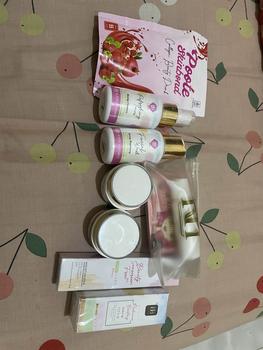 Product Review of RH GLOW PAKET LUMINOUS paket memudarakan bekas jerawat serta mencerahkan wajah. kandungan aktif whitening Niacinamide from S**i M**i 0