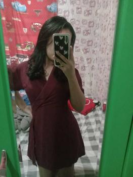 Product Review of Set Safira slit cotton 185/set Set Safira @185/set material : safira (soft, adem n super flowy)  Bust (LD) 100cm  pinggang ada karet Setelan from C**l 0