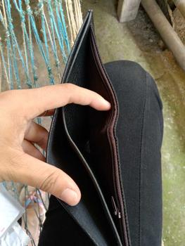 Product Review of Men's Leather Wallet Wallet Purse Men's Business Wallet Card Holder Brown Retro Multi-compartment Wallet from K**️ 0