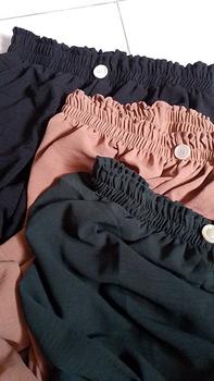 Product Review of Isi 3 pcs - Kulot crinkle jumbo bb 85 cocok buat ibu hamil- Celana bumil big size kringkel airflow premium from A**5 0