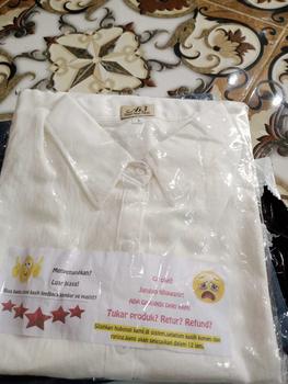 Product Review of Baju Atasan Kemeja Casual Wanita Oval Korean Styles Bahan Crinkle Airflow Polos Big Size Oversize from y** l**, l**a 2