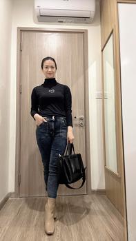Product Review of 2.D18 [ Lên Nguyễn Store ] Quần Jean (Bò) Nữ, Lưng Cao 3 Nút, Dài 95-97cm, Size 42kg-75kg, Thiết Kế, Màu Xám, Xanh, Ống Ôm, Co Giãn, Mền Mịn, Bigsize, Hotgirl, Mang Phong Cách Năng Động, Trẻ Trung, Tự Tin, Dễ Phối Đồ, Skinny. Women from P**m H**n 0