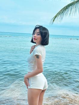 Product Review of Áo thun nữ baby tee cotton cổ tròn form ôm mùa hè hình trái Cherry, Đào, Chuối | bananabu from Í** Đ** 0