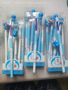 Product Review of Hộp 12 Cây Viết Gel Xóa Được Doreamon Ngòi 0.38mm Vân Sơn VS8888 (Xanh, Tím) from n**n k**g 0