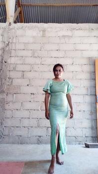 Product Review of Dress Brukat Amanda / Dress brukat / Dress wanita / Dress kondangan Cantik Casual Panjang Velvet Formal Sabrina Nyaman Pesta Mewah Gaun from C** P**i 1