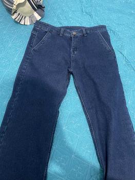 Product Review of (Dài xanh đậm)Quần jean nam co giãn 4 chiều,quần bò nam,form chuẩn,ống suông 18-23, chuẩn size_AN CHI STORE quan  bon from N** H**P 0