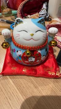 Product Review of 【Hot】 Hũ Tiết Kiệm Mèo Kèm Thảm Decor Decor Phòng Ống Heo Đựng Tiền Ống Tiết Kiệm from $**$ 0
