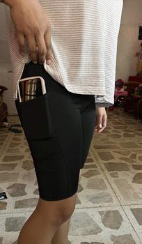 Product Review of A502# High Waist Cycling shorts 3/4 Length Leggings For Women yoga/running/gym from L**a 0