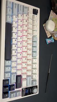 Product Review of Bàn phím máy tính, [Langtu LT75] Bàn phím cơ custom gaming, layout 75%, không dây Bluetooth, Type-C, wireless 2,4g, led RGB, màn hình LED, mạch hotswap from K**y 0
