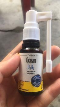 Product Review of VITAMIN D3K2 OCEAN ORZAX SPRAY DẠNG XỊT KÈM ĐẦU NHỎ GIỌT NHẬP KHẨU CHÂU ÂU 400 IU 20ML TƯƠNG ỨNG 130 LẦN XỊT GỒM VITAMIN D VÀ VITAMIN K2 from H**g T** M**i ** 0