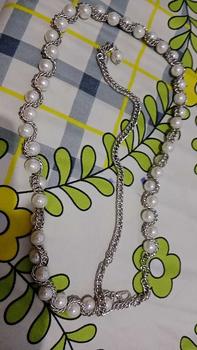 Product Review of Belt Rantai Mutiara Gold Gesper Fashion Wanita Silver Ikat Pinggang Gamis Rantai Model Kait from 0**5 0