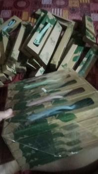 Product Review of ( isi 25set ) sendok garpu sumpit kemasan bok rustic from W** s**e 2