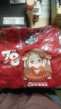 Product Review of kaos anak dan dewasa HUT RI bahan katun combed 1-9 thn lembut dan adem CH KIDS Anak-Anak Cowok from E**a 0
