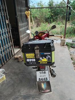 Product Review of กล่องท้ายมอเตอร์ไซค์กล่องติดรถมอเตอร์ไซค์กล่องหลังมอเตอร์ไซค์ กล่องท้ายรถท้ายรถมอเตอร์ไซค์ 45L กล่องหลังABSมีแถบสะท้อนแสง อะไหล่มอเตอร์ไซค์กรโครงเหล็กและซับในกันน้ำและกันการโจรกรรม การชนและทนต่อแรงกระแทกด้วยแถบใช้ได้กับทุกรุ่น Motorcycle มอเตอร์ไซค์ ท้าย from S**N P**A 1