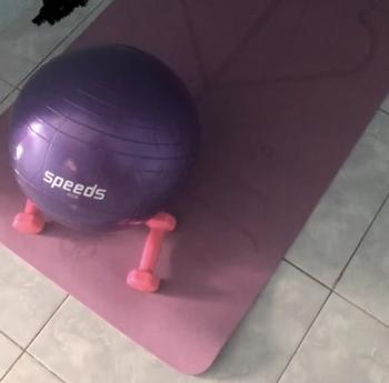 Product Review of SPEEDS SNI Matras Yoga Mat Tebal 6mm Senam Mat Alas Olahraga Karpet Yoga Berstandar 027-3 from L**p 0