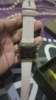 Product Review of jam  tangan original Pria wanita terbaru 2023  rubber segi Digital transparan from I**6 1