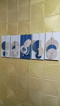 Product Review of SET HIASAN DINDING SET ISI 5 KAYU AESTHETIC PAJANGAN DINDING WALL DECOR (1 SET ISI 5) Dipasang di Dinding Satu Sisi DEKORASI DINDING ESTETIK ART Gantungan Paku from j**b 0