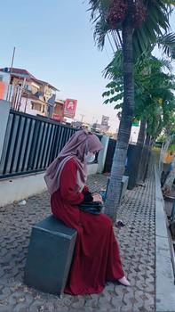 Product Review of Gamis Rempel Susun Bahan Crinkle Airflow / Busana Muslimah Terbaru / Gamis Wanita Terbaru Nyaman Remaja Dress from E** a**h 0