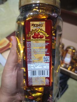 Product Review of Dking coklat almond isi 4 toples ( COD )  kacang almond utuh lapis coklat from D**g 3