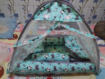 Product Review of kasur bayi set kelambu tenda Free bedcover | kasur bayi 1 set lengkap Bantal Guling | Kasur Bayi empuk | Kado Bayi | Alas tidur bayi from M**s F**y 3