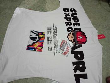 Product Review of Kaos Oversize SUPER DXPRO APPAREL 16S DISTRO TEBAL kain from Y**1 0