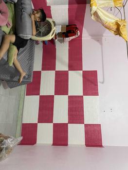 Product Review of (Tặng hoa 3D )Siêu phẩm 40 tấm xốp dán tường nhiều màu kích thước 70 cm x 40 cm from M** s**️ 2