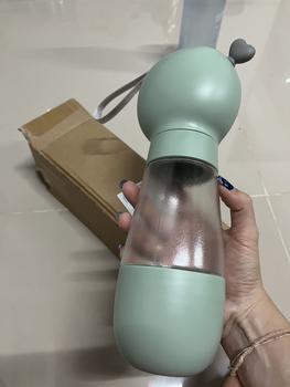 Product Review of พร้อมส่ง ที่ให้น้ำสัตว์เลี้ยงแบบพกพา ขวดน้ำสัตว์เลี้ยง กระบอกน้ำสัตว์เลี้ยง แบบหมุนสะดวก ให้น้ำและอาหาร COD MIP164 from ห**๊ 3