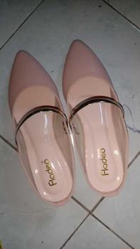 Product Review of Sandal Wanita Mules Kekinian Termurah/heels 3 cm DYO RING Shoes from L**p 2