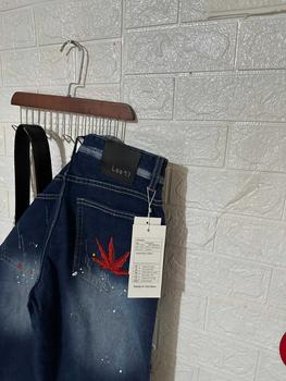 Product Review of Quần jean nam boy phố thêu lá phong đỏ bản 4 cúc HOT NEW Menswear Pants from N**n ** 0