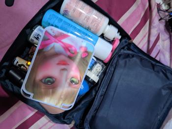 Product Review of PIFACIA Cosmetic Bag POLOS Tas Kosmetik Travel Bag Multifungsi from ف**ف 2