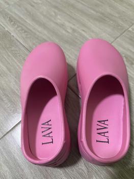Product Review of LAVA แบรนด์แท้ พร้อมส่ง 233 สีใหม่ รองเท้าเปิดส้นสูง6ซม สไตล์เกาหลี รองเท้าแฟชั่นผู้หญิง from T**🌻 1