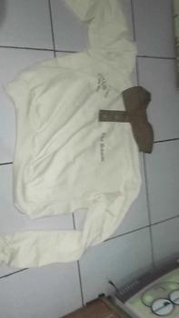 Product Review of JUST LIKE THAT SWEATER CROOPE - SWEATER CROP WANITA KERAH KANCING baju bandung Fit Fleece from T**🎧 0