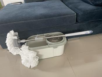 Product Review of Homedmini ถังปั่นพร้อมไม้ถูผ้า 2 ผืน ชุดทำความสะอาดพื้น อเนกประสงค์ from N**l 1