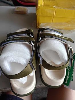 Product Review of Giày Sandal Nữ Quai Ngang Đế Êm Chống Trơn, Dây Dù, Màu Xanh Rêu Size 36-40 - Sandani Quai Hậu depnuhottrend 2025 DéP Shoes from T**n 0