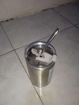 Product Review of Tumbler Minum Stainless Aesthetic Korea Coffee Tumblr Sedotan 600 ml Steel Vacuum from v**D 3