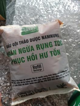 Product Review of Túi REFILL hỗ trợ giảm rụng 500ml dầu gội thảo dược bồ kết hà thủ ô chanh gừng bưởi NAMNUNG from c**a c** 1